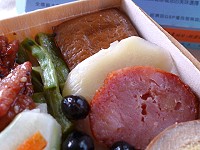 林口 悟饕排骨飯包 配菜